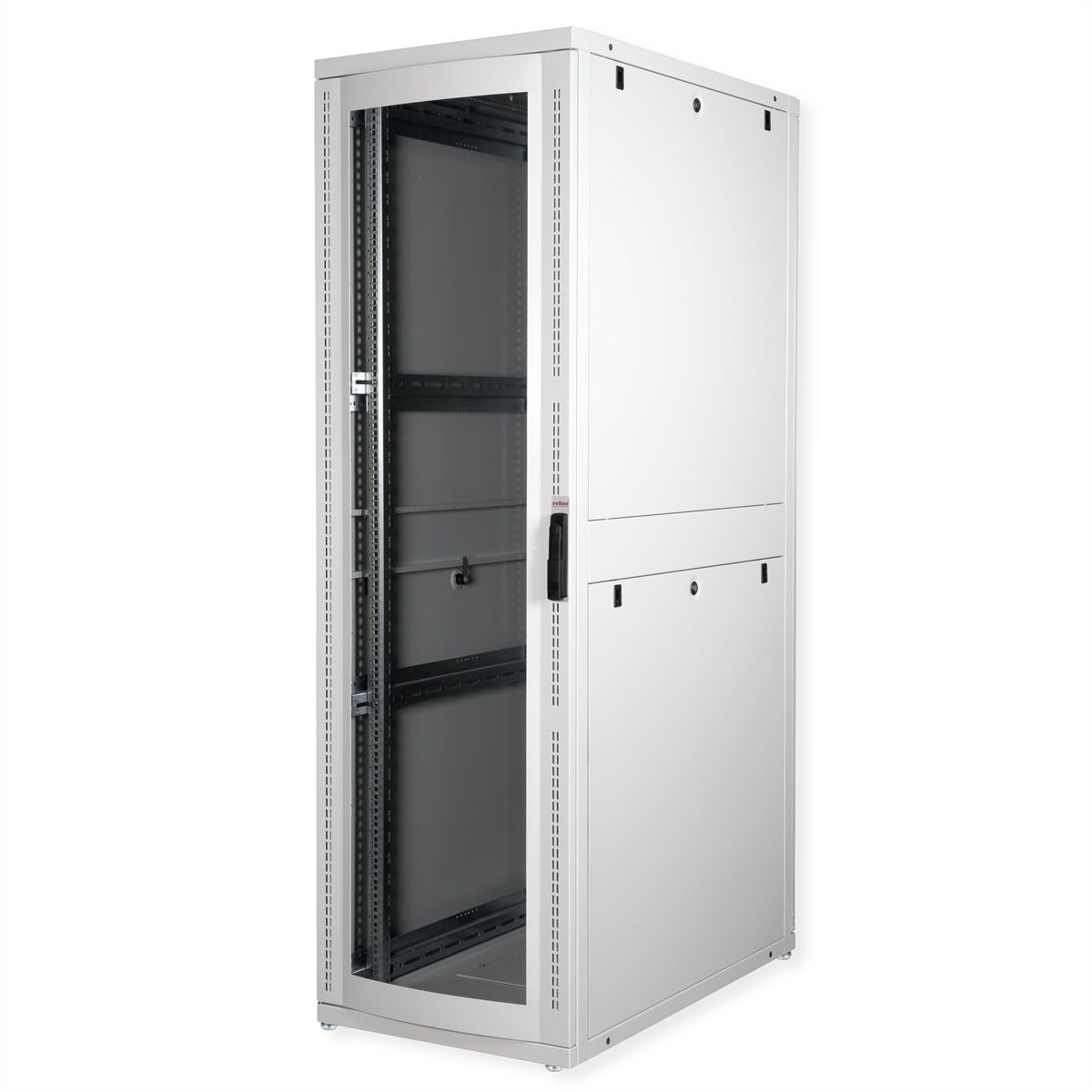 ROLINE Pro - Schrank Netzwerkschrank - Hellgrau, RAL 7035 - 42HE - 48.3 cm (19)