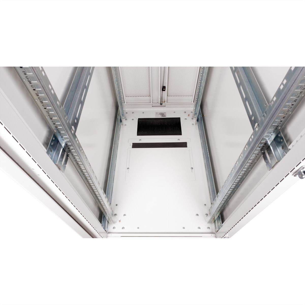 ROLINE Pro - Schrank Netzwerkschrank - Hellgrau, RAL 7035 - 42HE - 48.3 cm (19)