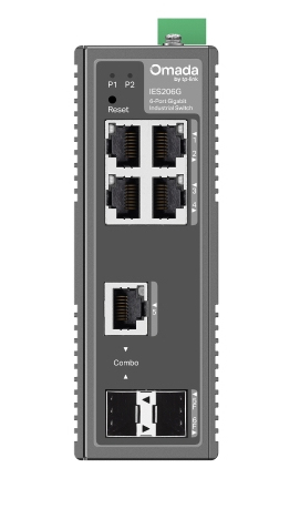 TP-Link Omada IES206G commutateur r�seau G�r� Gigabit Ethernet (10/100/1000) Noir
