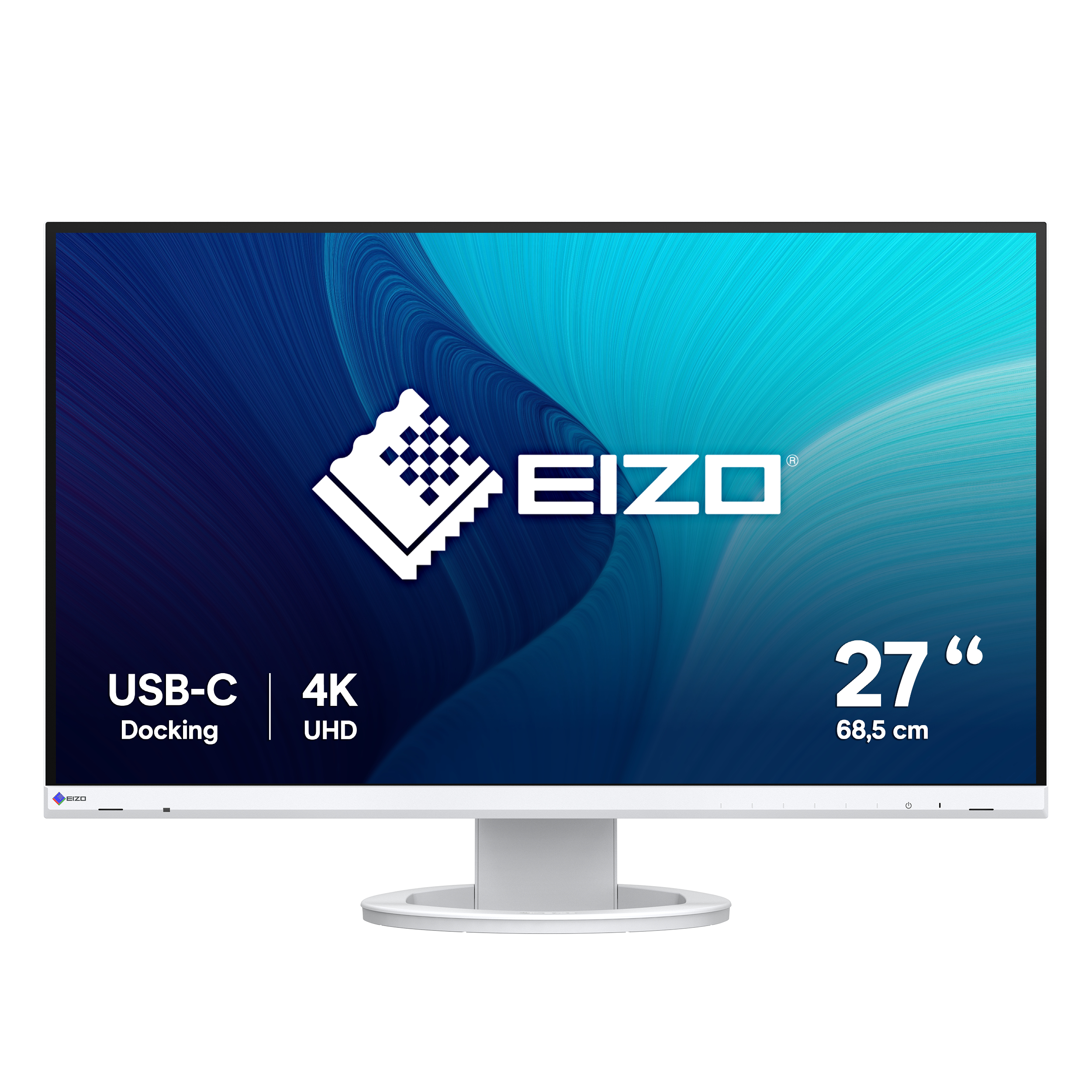 EIZO FlexScan EV2740S-WT Monitor PC 68,6 cm (27) 3840 x 2160 Pixel 4K Ultra HD LCD Bianco