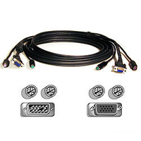 Belkin OmniView All-In-One - Tastatur- / Video- / Maus- (KVM-)