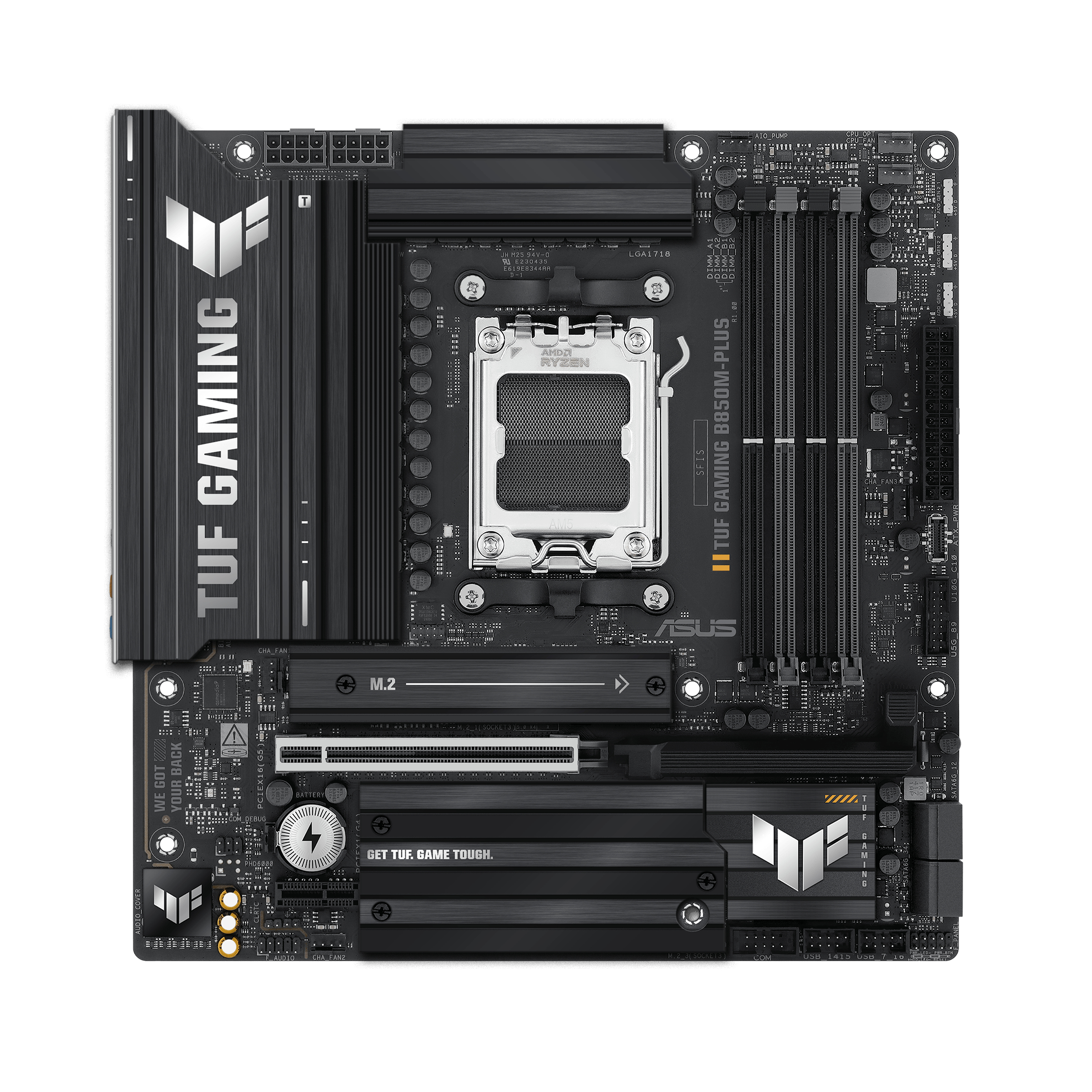 ASUS TUF Gaming B850M-Plus - AMD Sockel AM5 (Ryzen Zen4) - Micro/Mini/Flex-ATX