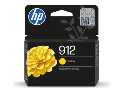 HP 912 Cartouche dencre jaune authentique