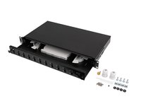 Lanberg 19 1U FIBER PATCH PANEL 12XSC DUPLEX 12XLC QUAD B