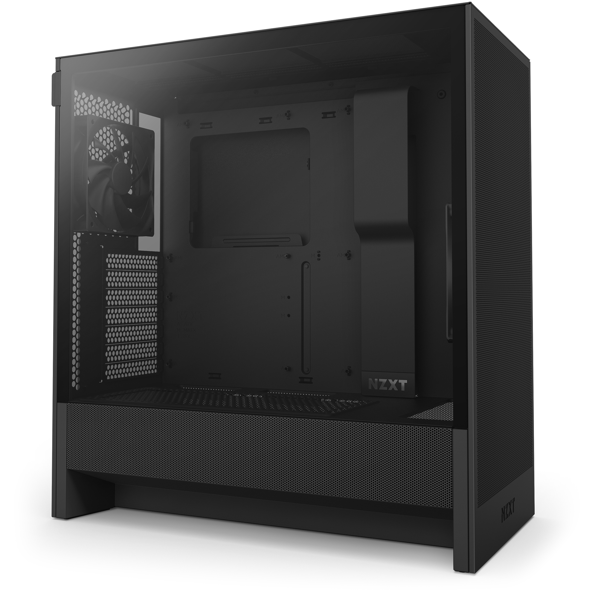 NZXT H series H5 Flow - Mid tower - E-ATX - Seitenteil mit Fenster (geh�rtetes Glas)