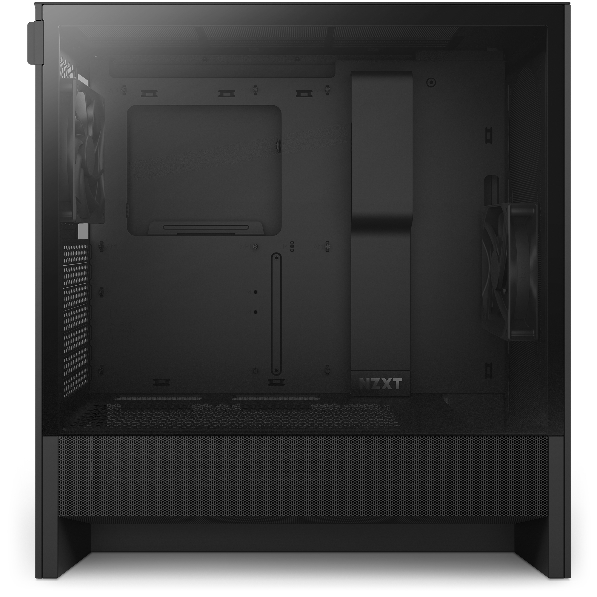 NZXT H series H5 Flow - Mid tower - E-ATX - Seitenteil mit Fenster (geh�rtetes Glas)