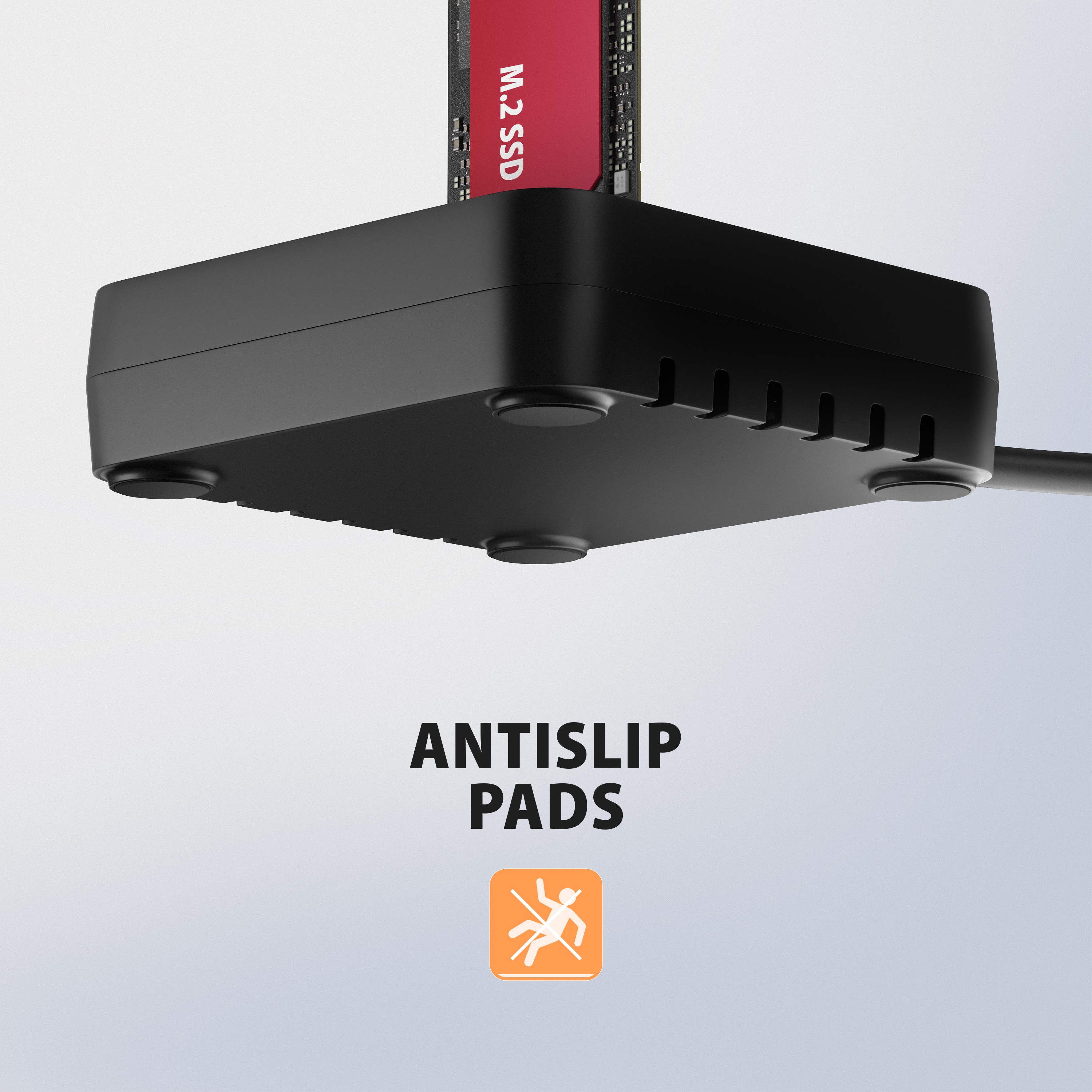 Axagon ADSA-M2C11L base de conexi�n para disco duro USB 3.2 Gen 2 (3.1 Gen 2) Type-C Negro