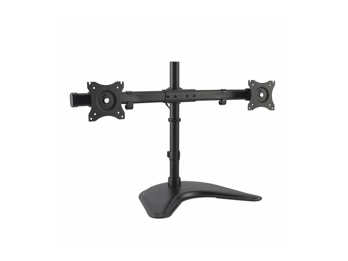 Kensington SmartFit - Aufstellung - f�r 2 Monitore - Stahl, Silikonpad - Bildschirmgr��e: bis zu 68,6 cm (bis zu 27 Zoll)