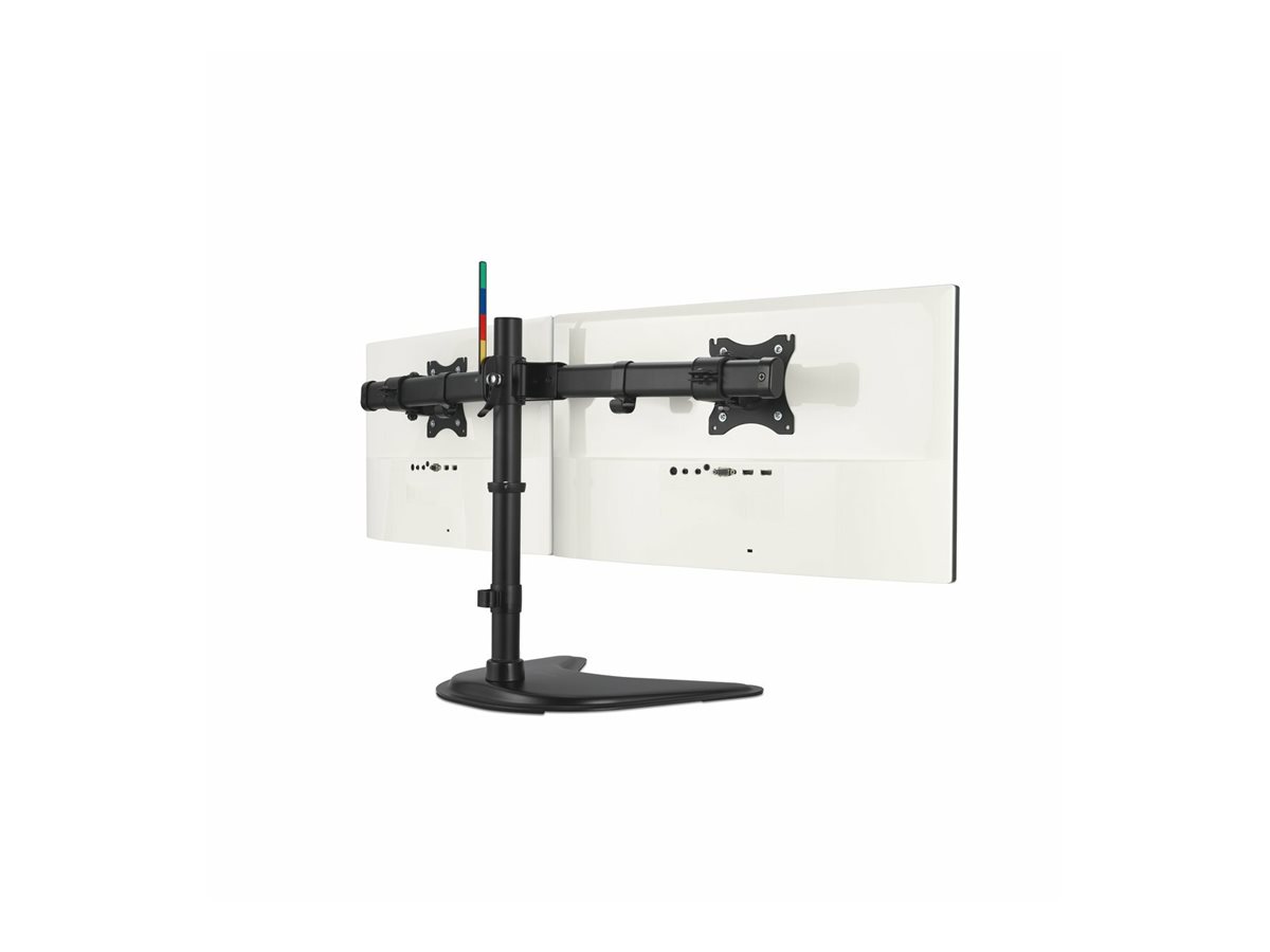 Kensington SmartFit - Aufstellung - f�r 2 Monitore - Stahl, Silikonpad - Bildschirmgr��e: bis zu 68,6 cm (bis zu 27 Zoll)