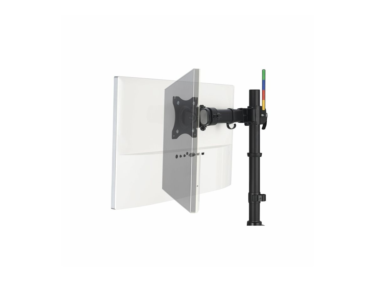 Kensington SmartFit - Aufstellung - f�r 2 Monitore - Stahl, Silikonpad - Bildschirmgr��e: bis zu 68,6 cm (bis zu 27 Zoll)