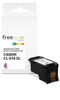 freecolor Patrone Canon CL-576XL black remanufactured - Wiederaufbereitet - Tintenpatrone