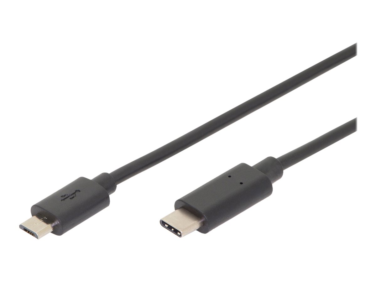 Digitus USB Type-C connection cable, Type-C to micro USB, Ver. USB 2.0