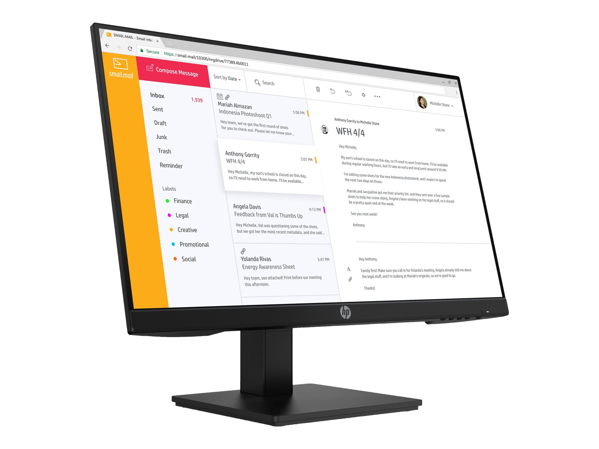 HP P-Series P24 G4 pantalla para PC 60,5 cm (23.8) 1920 x 1080 Pixeles Full HD