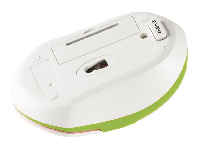 LogiLink Mini - Maus - optisch - 3 Tasten - kabellos - 2.4 GHz - kabelloser Empfnger (USB)