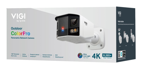 TP-Link InSight S385DPS Balle (forme) Cam�ra de s�curit� IP Ext�rieure 5456 x 1520 pixels Mur