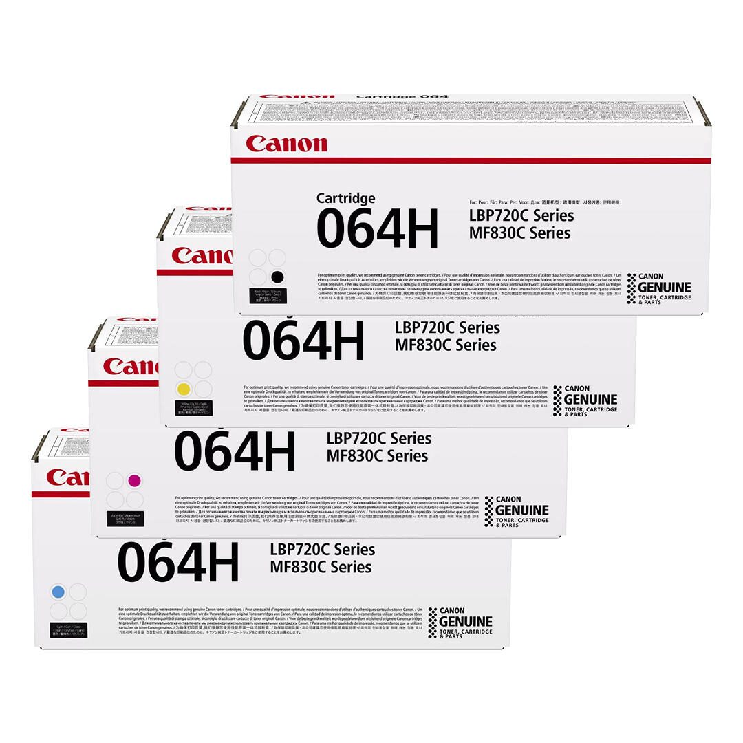 Canon Original 064H Toner - 4er Multipack cyan magenta gelb schwarz - Original - Tonereinheit