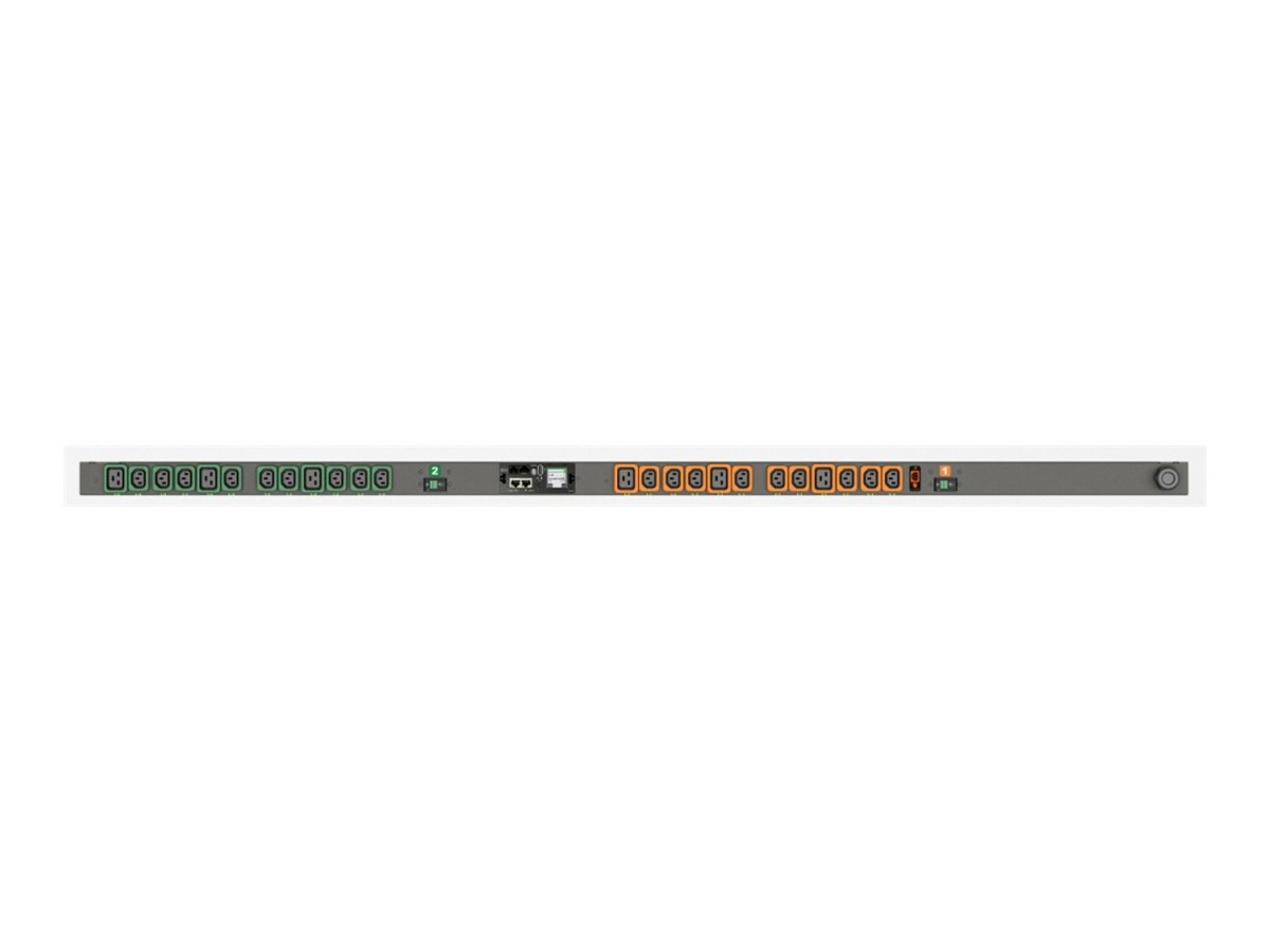 Vertiv Geist MGU5MGB1-24PH63-3PS6B2A10-S power distribution unit (PDU) 24 AC outlet(s) 0U Black