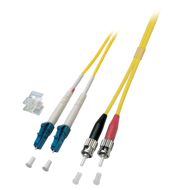 EFB Elektronik O0361.20 c�ble de fibre optique 20 m LC ST OS2 Jaune