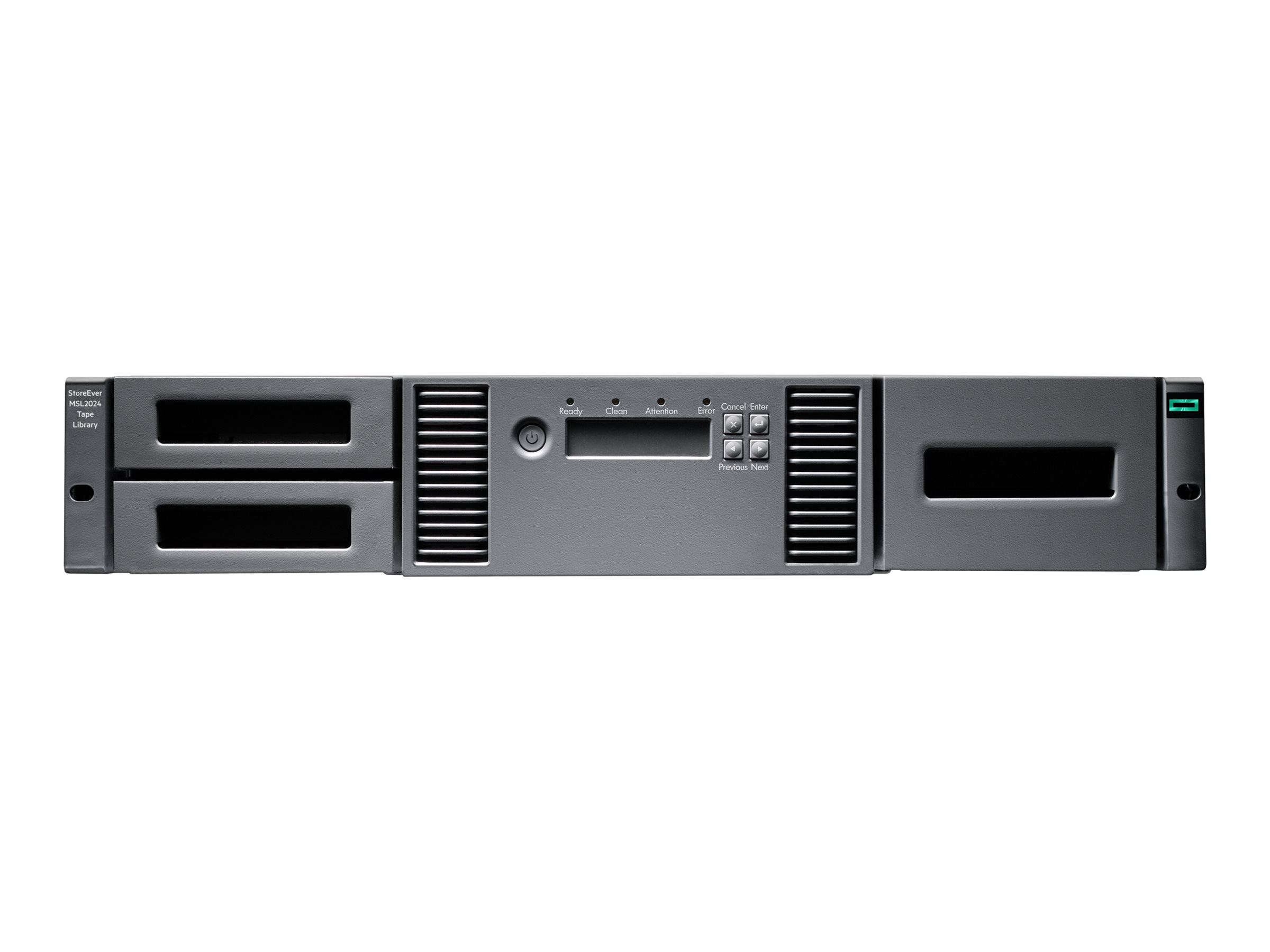 HPE Storage MSL2024 - Bandbibliothek - 432 TB / 1.08 PB - Steckpl�tze: 24 - LTO Ultrium (18 TB / 45 TB)