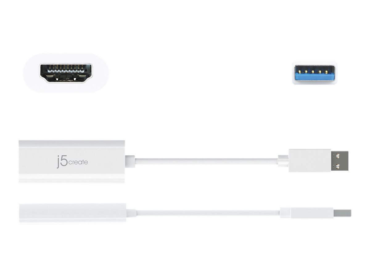 j5create JUA254-N Adattatore multi-monitor da USB a HDMI