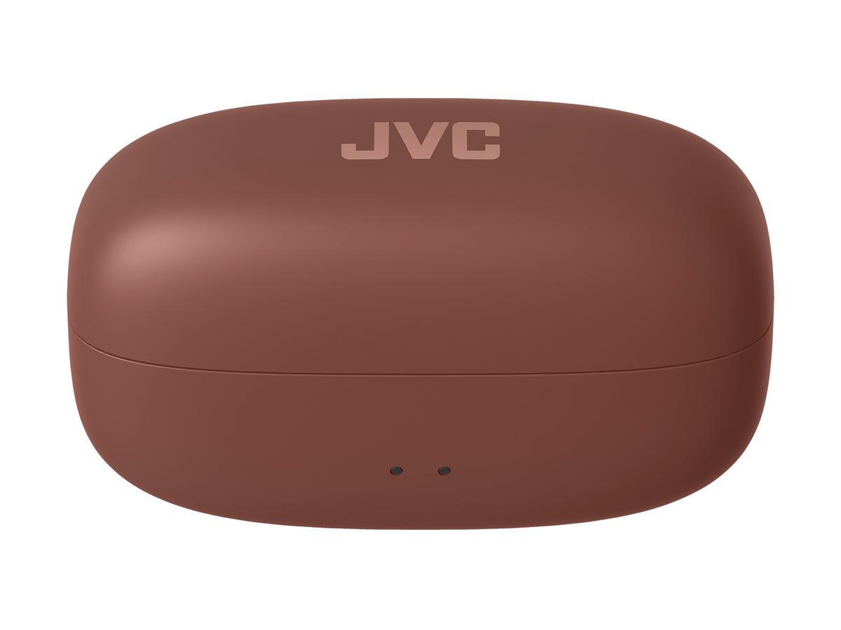 JVC HA-NP1T Auriculares True Wireless Stereo (TWS) Clip de oreja Llamadas/M�sica USB Tipo C Bluetooth Marr�n, Plata
