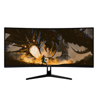 Arozzi TFT Nova curved schwarz - Flachbildschirm (TFT/LCD) - 86,4 cm