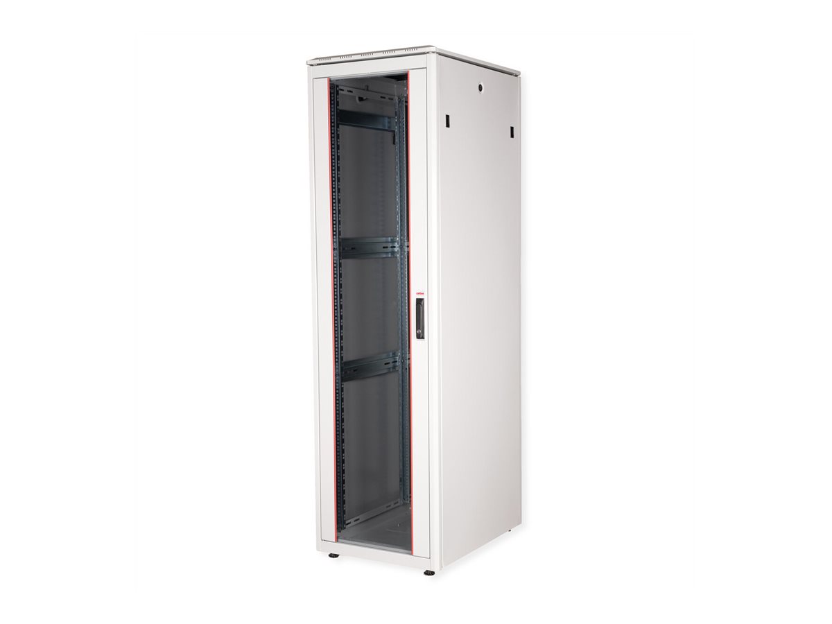 ROLINE Pro - Schrank Netzwerkschrank - mit Glast�r, 600 x 800 mm (B x T)