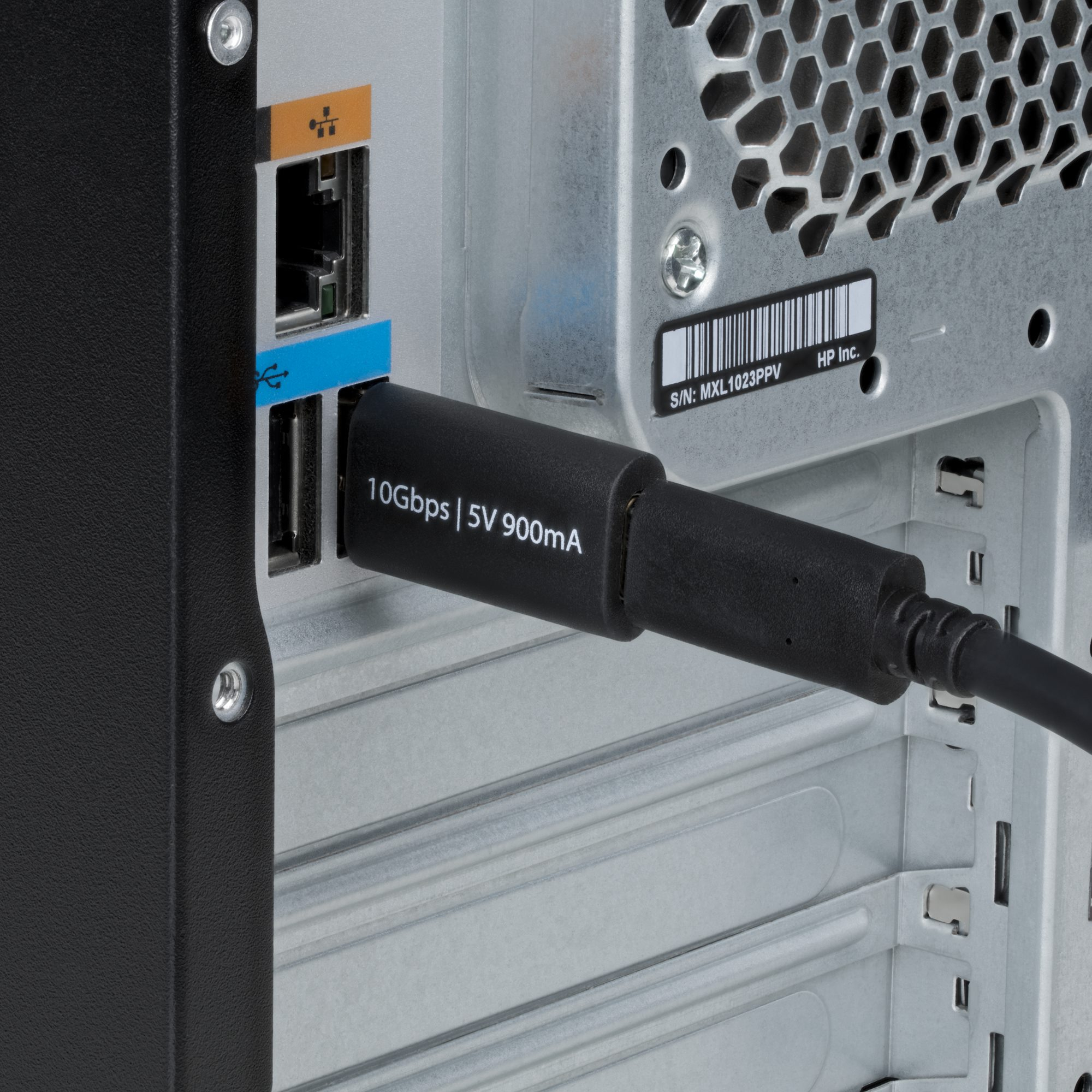 StarTech.com USB-A to USB-C Adapter, USB-A Male to USB-C Female Converter, USB 10Gbps, 5V 900mA, USB to USB C Adapter for USB-A Chargers/Hubs