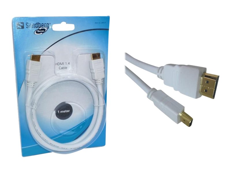 SANDBERG Saver - HDMI-Kabel - HDMI mnnlich zu HDMI mnnlich