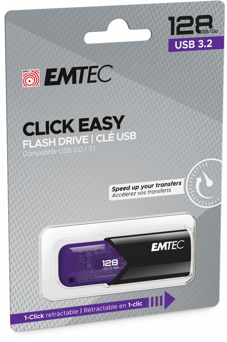 EMTEC B110 Click Easy 3.2 - USB-Flash-Laufwerk