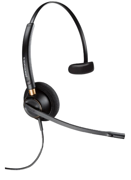 POLY EncorePro HW510 Auriculares Almbrico Diadema Oficina/Centro de llamadas Negro