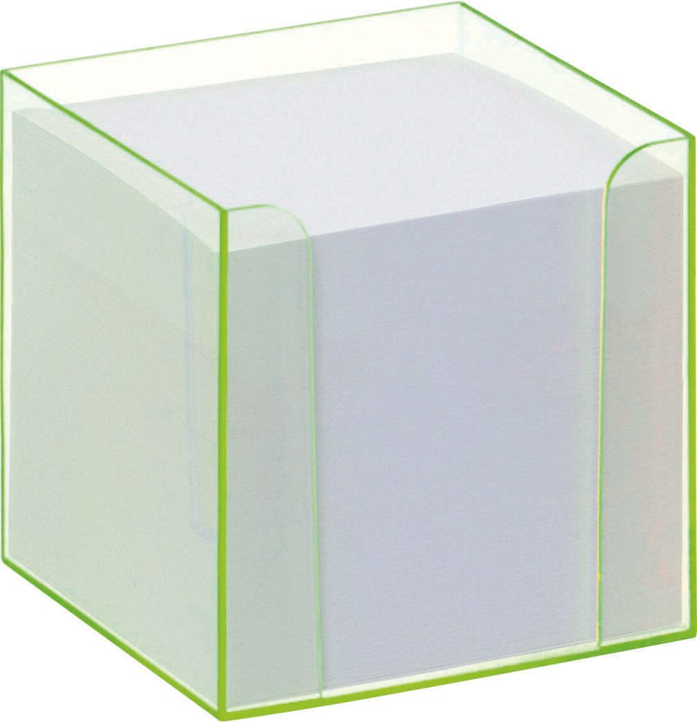 Folia 99074 - Notizbox mit Leuchtkante gr�n