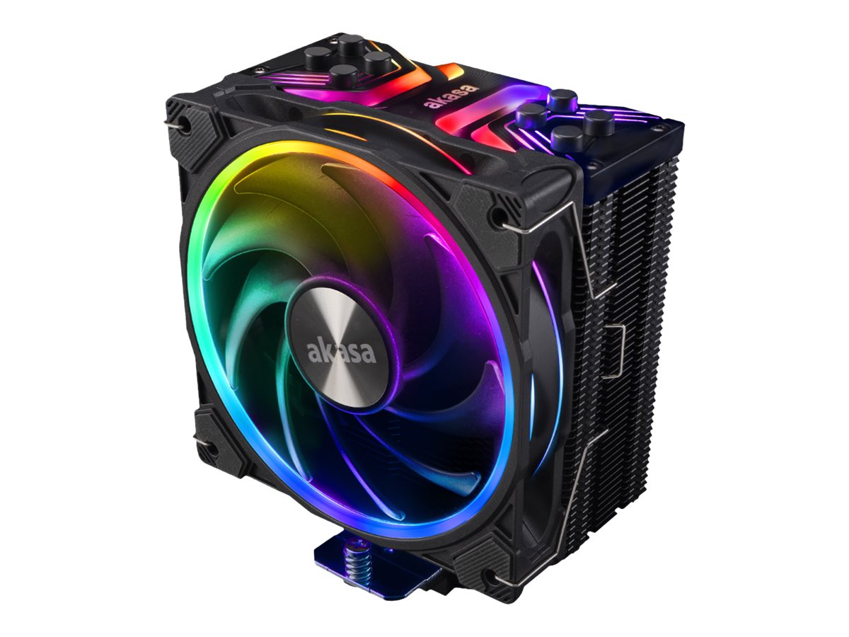 Akasa Soho H4 Plus Processor Air cooler 12 cm Black 1 pc(s)