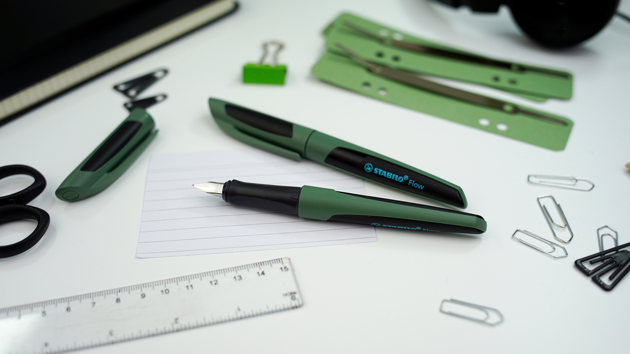 STABILO Flow SPORTY stylo-plume Syst�me de remplissage cartouche Vert 1 pi�ce(s)