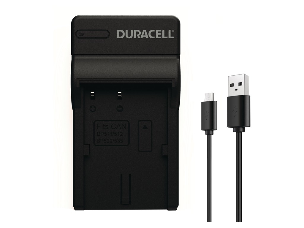 Duracell DRC5902 - USB - Canon-BP511 - Schwarz - Indoor Batterieladegert - 5 V - 5 V