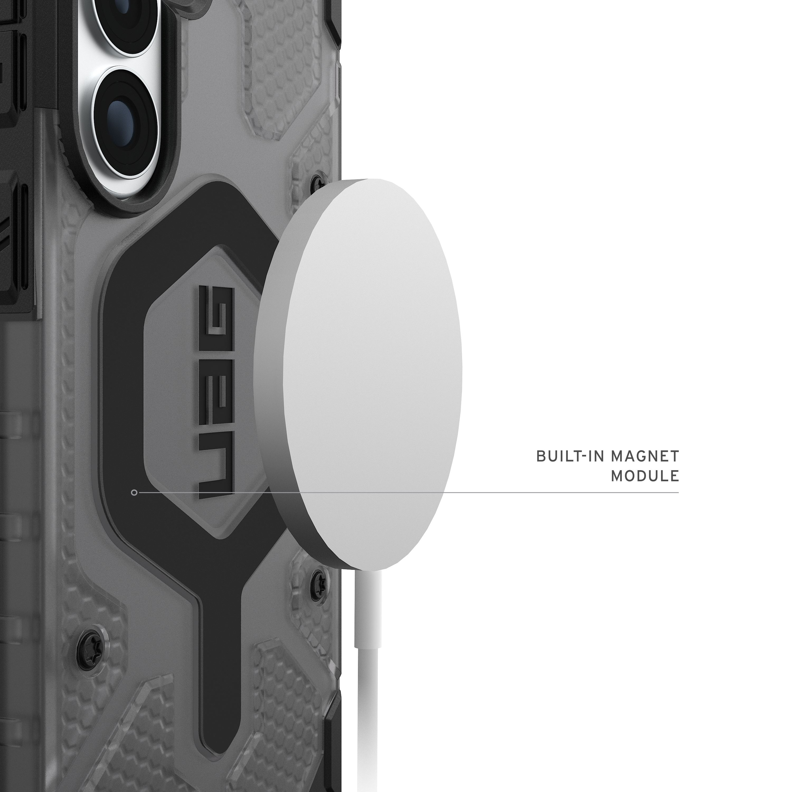 Urban Armor Gear UAG Pathfinder Case mit Magnet-Modul - Samsung Galaxy S26+ - ash