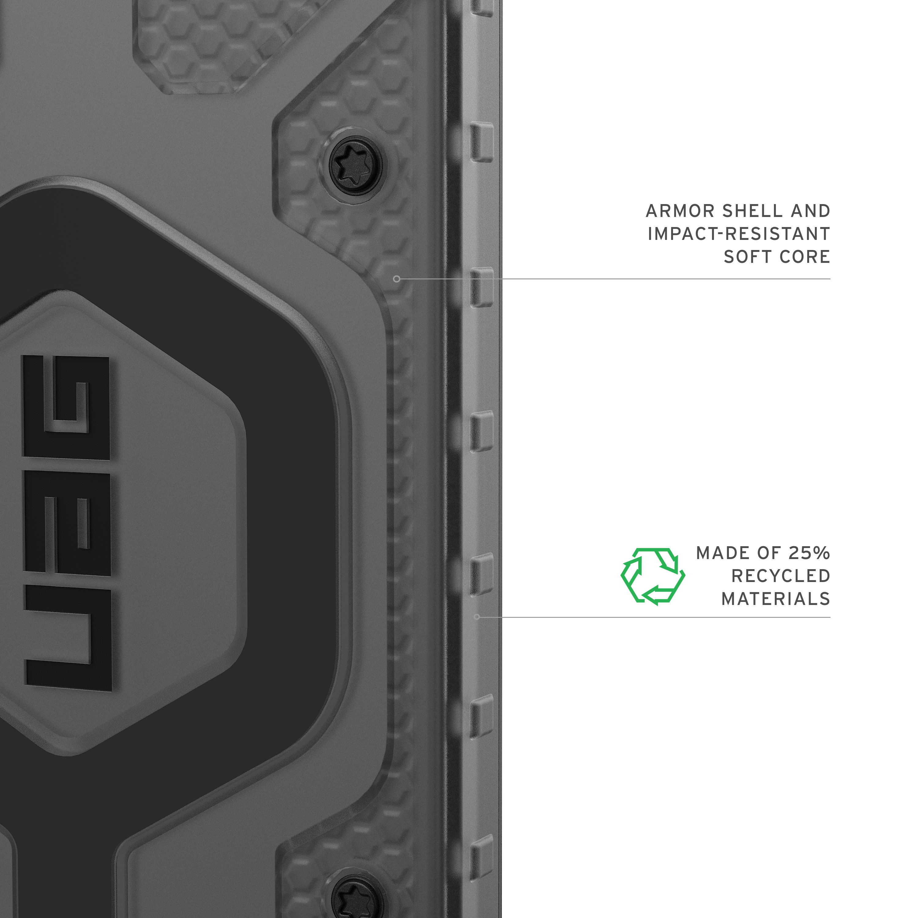 Urban Armor Gear UAG Pathfinder Case mit Magnet-Modul - Samsung Galaxy S26+ - ash