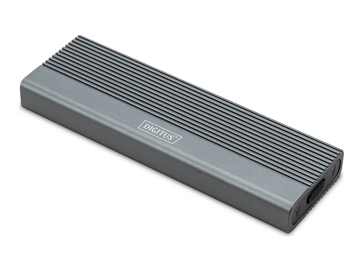 DIGITUS USB M.2 Festplattengehuse, SSD, extern, SATA, 6Gbps, USB 3.1 Gen2, Aluminium, werkzeugfrei