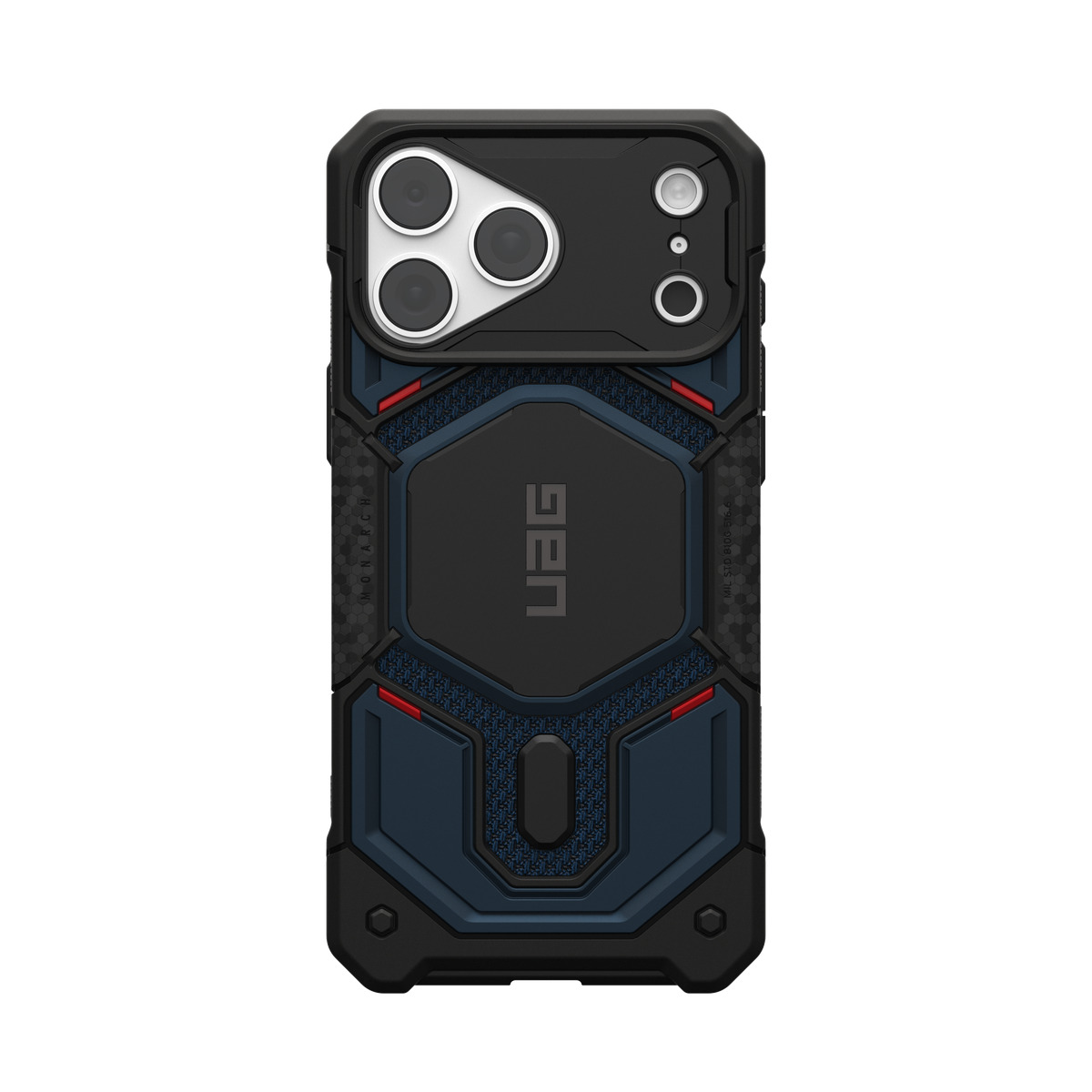 Urban Armor Gear Monarch Pro Kevlar custodia per cellulare 17,5 cm (6.9) Cover Nero, Blu scuro
