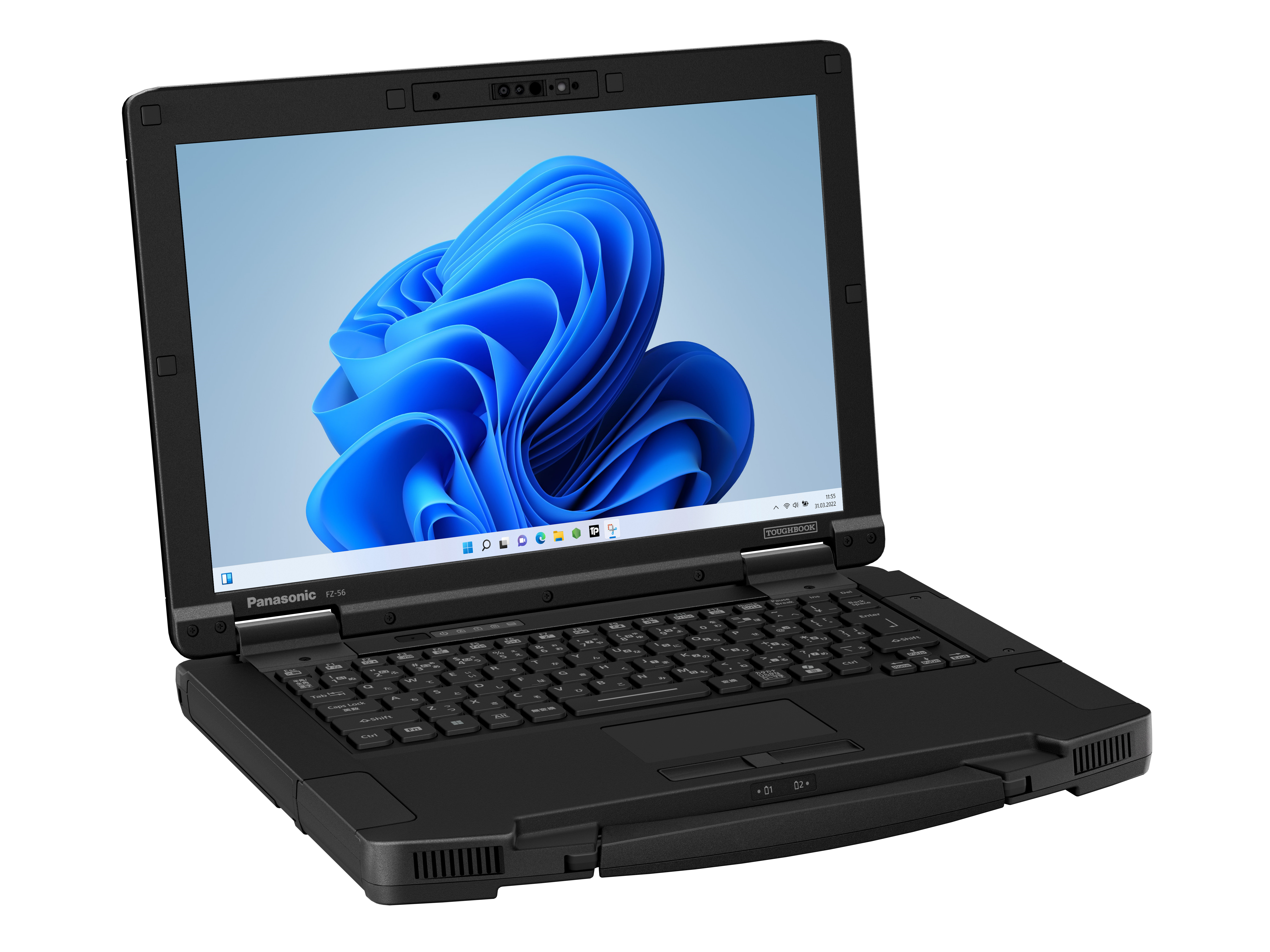 Panasonic Toughbook 56 mk1 Intel Core Ultra 5 235H Computer portatile 35,6 cm (14) WUXGA 16 GB DDR5-SDRAM 512 GB SSD Wi-Fi 7 (802.11be) Windows 11 Pro Nero, Grigio