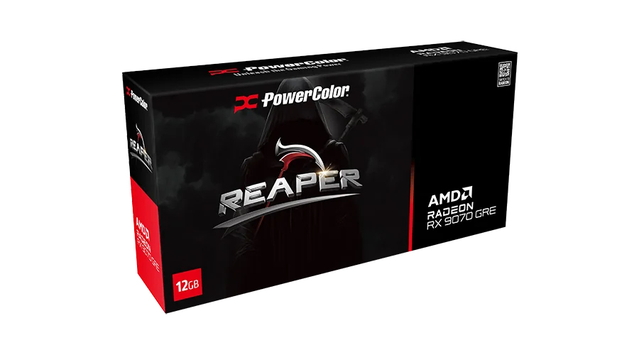PowerColor Reaper AMD Radeon RX 9070 GRE 12GB GDDR6 12 Go