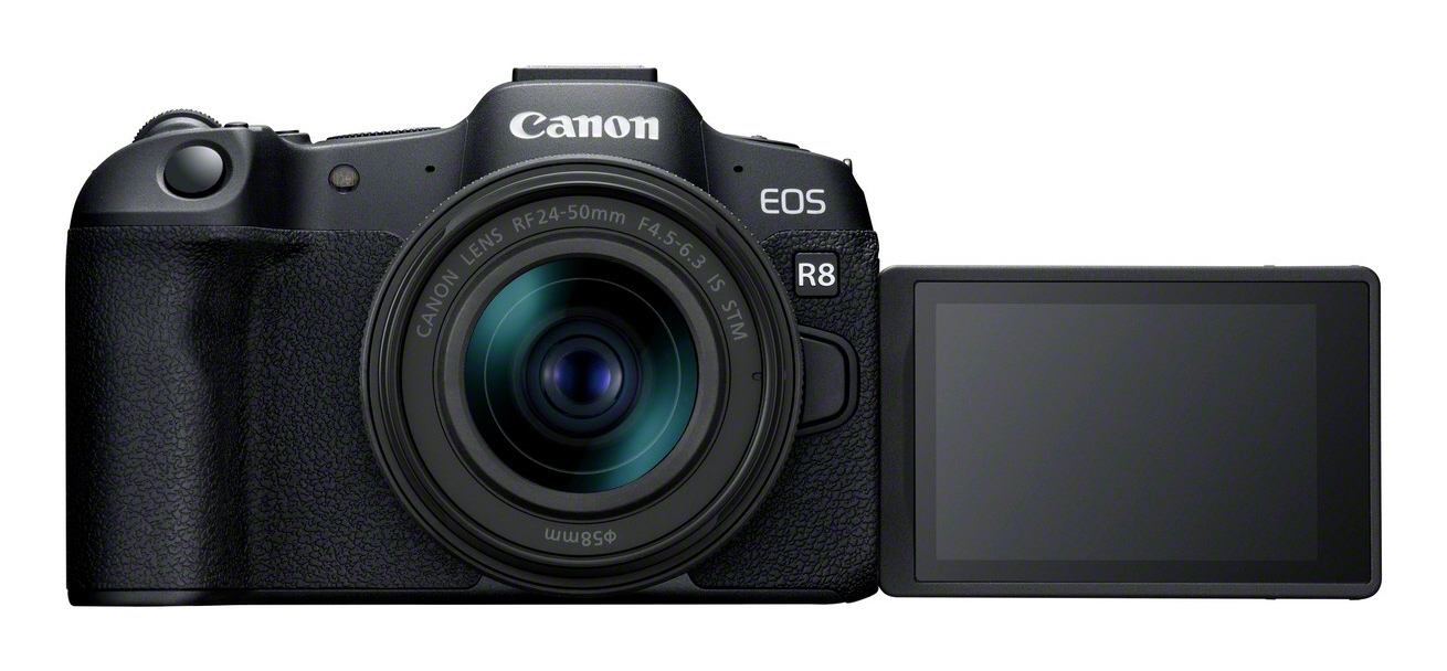 Canon EOS R8 + RF 24-50mm F4.5-6.3 IS STM Kit MILC 24,2 MP CMOS 6000 x 4000 Pixeles Negro
