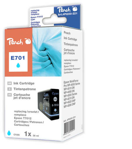Peach 36 ml - XL - Cyan - kompatibel - Tintenpatrone