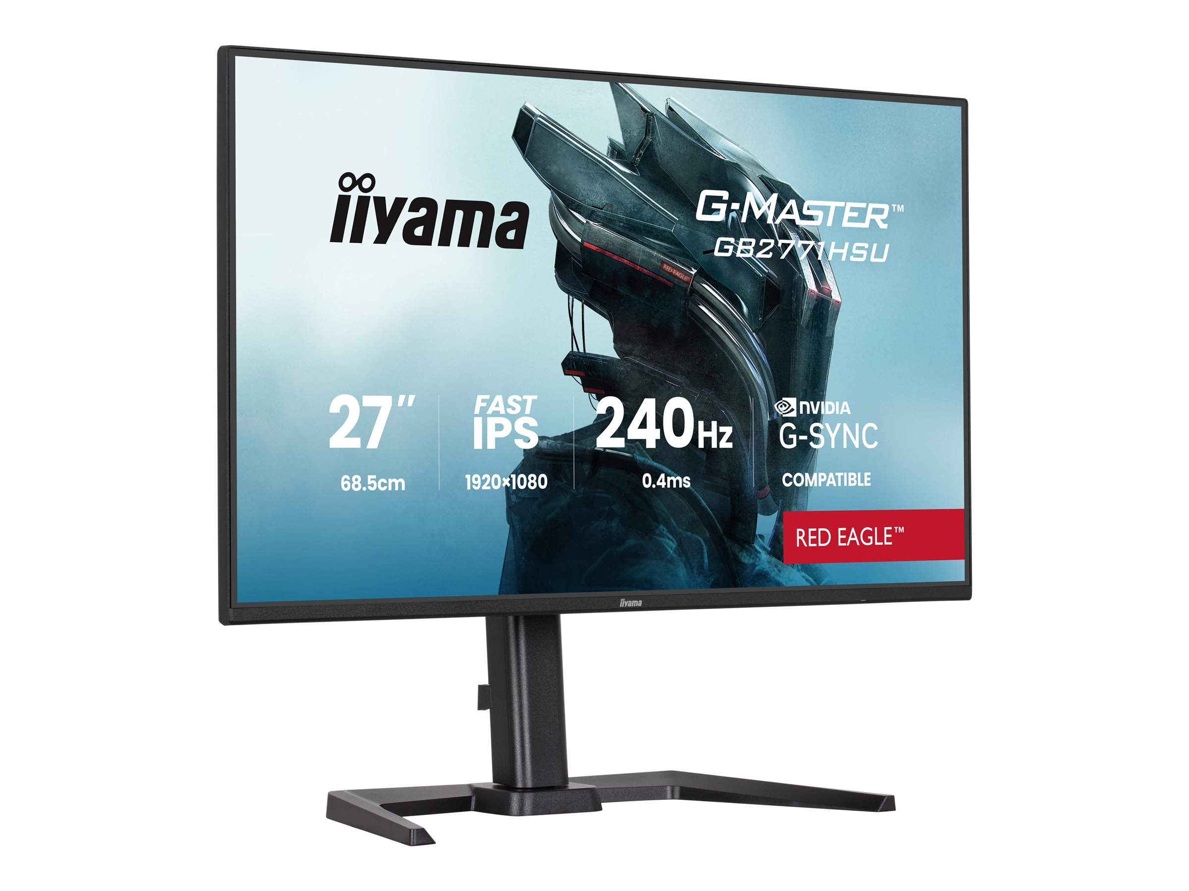 Iiyama G-MASTER Red Eagle GB2771HSU-B1 - LED-Monitor - Gaming - 68.6 cm (27)