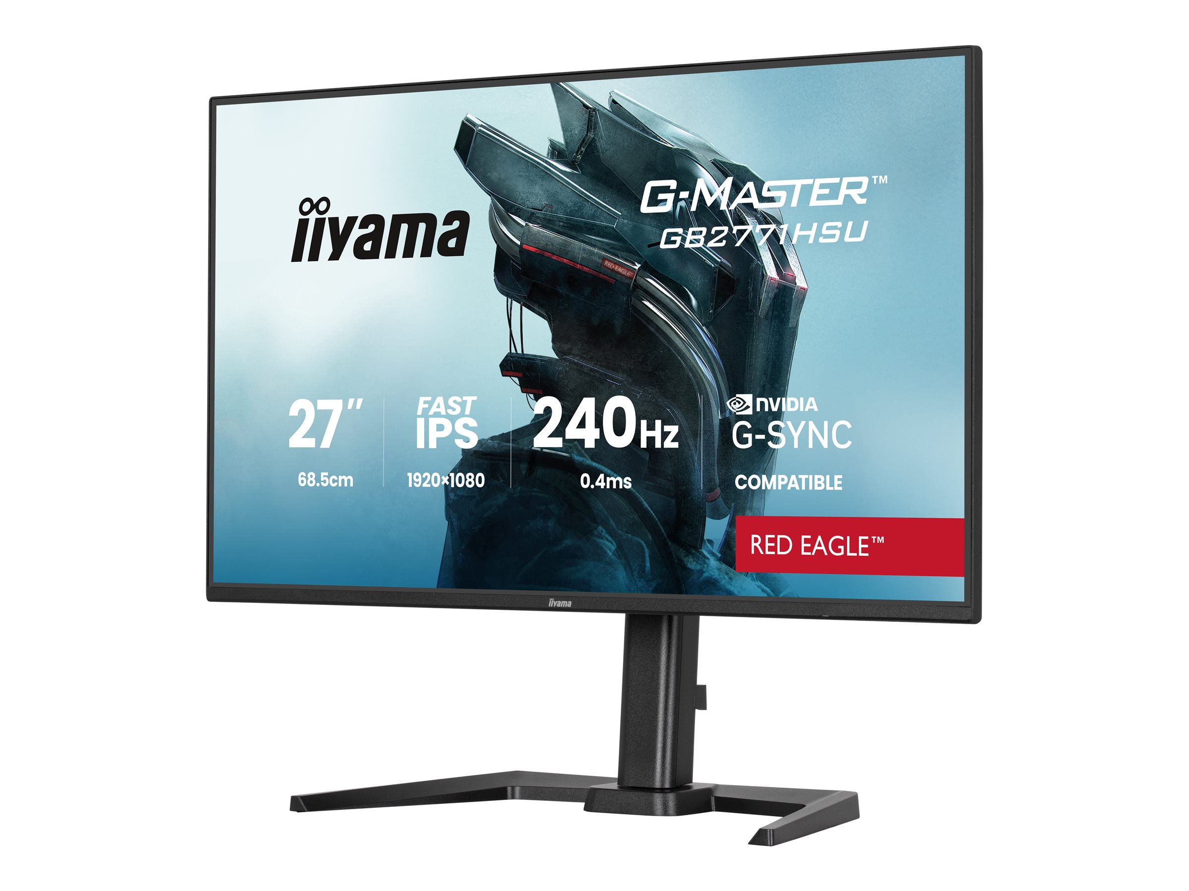 Iiyama G-MASTER Red Eagle GB2771HSU-B1 - LED-Monitor - Gaming - 68.6 cm (27)