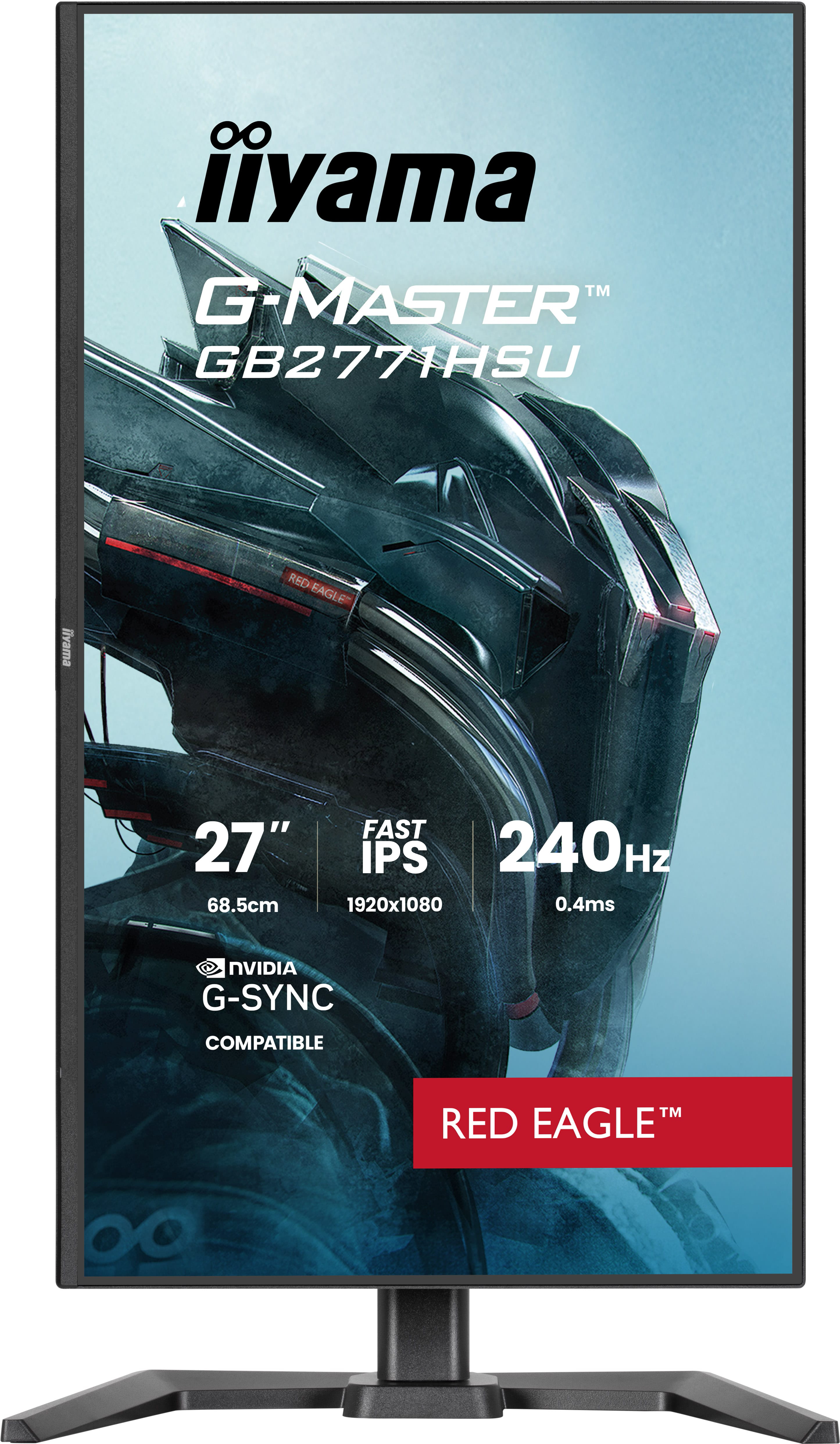 Iiyama G-MASTER Red Eagle GB2771HSU-B1 - LED-Monitor - Gaming - 68.6 cm (27)