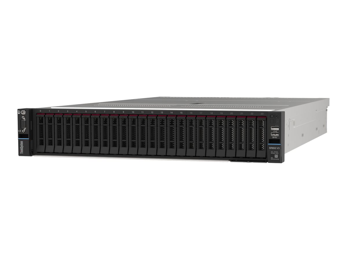 Lenovo ThinkSystem SR650 V3 7D76 - Server - Rack-Montage - 2U - zweiweg - 1 x Xeon Silver 4509Y / 2.6 GHz - RAM 32 GB - SAS - Hot-Swap 6.4 cm (2.5)