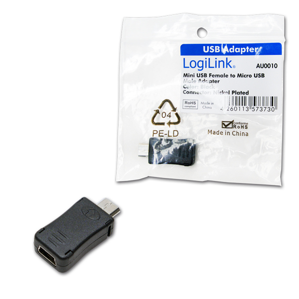 LogiLink USB-Adapter - Micro-USB Typ B (M)