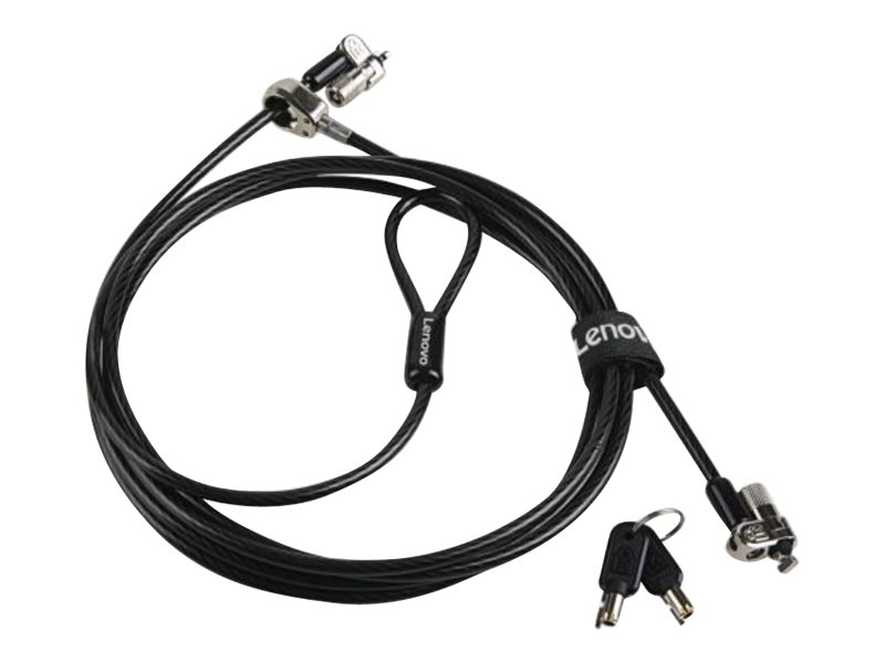 Lenovo 4XE0N80915 c�ble antivol Noir