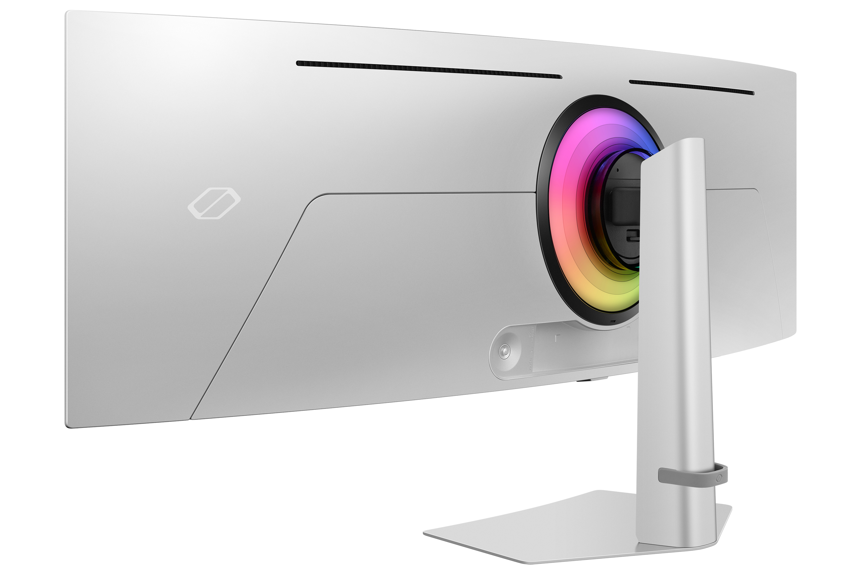 Samsung G93SC computer monitor 124.5 cm (49) 5120 x 1440 pixels Dual QHD OLED Silver